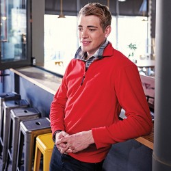 Plain Micro Fleece Zip Neck Regatta 170 GSM